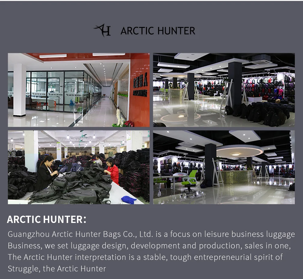 Рюкзак ARCTIC HUNTER с usb-зарядным портом, Большой Вместительный рюкзак для ноутбука, мужская дорожная сумка, Оксфорд+ рюкзак из искусственной кожи, водонепроницаемая сумка