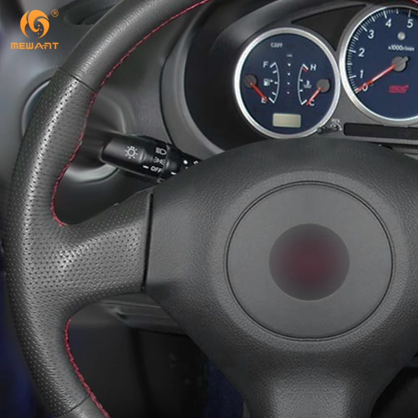 Чехол рулевого колеса автомобиля MEWANT для Subaru Legacy Impreza 2004-2005 черный чехол из
