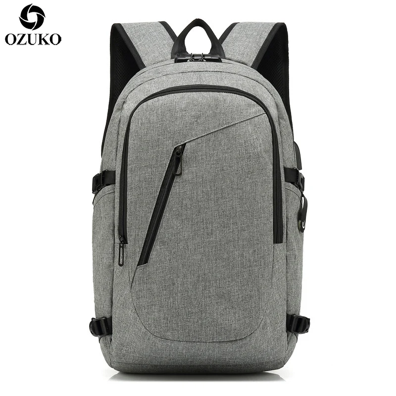 Повседневные школьные рюкзаки 2020 рюкзак с USB зарядкой и защитой от кражи для