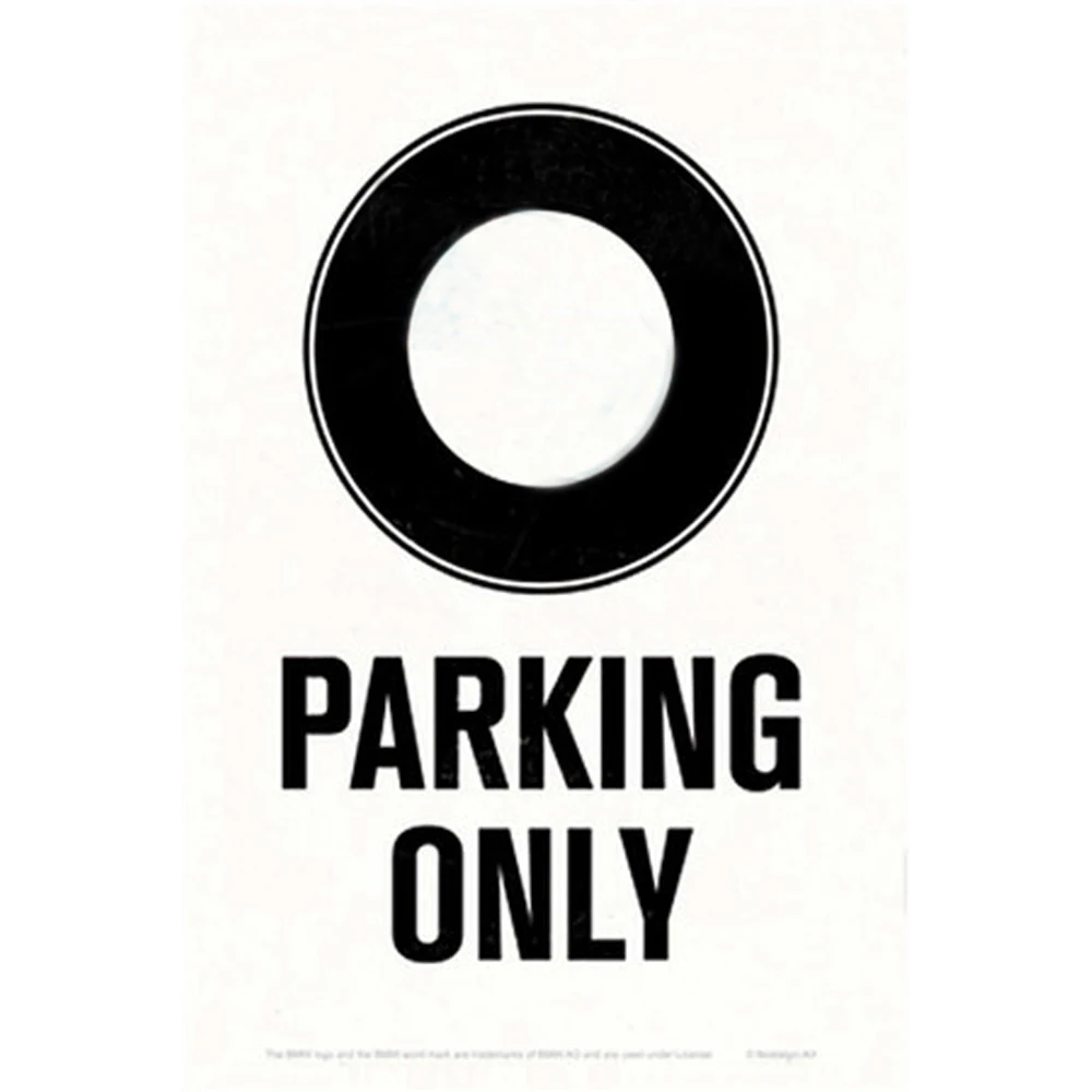 Boss парковка только винтажная Жестяная Табличка ретро металлический