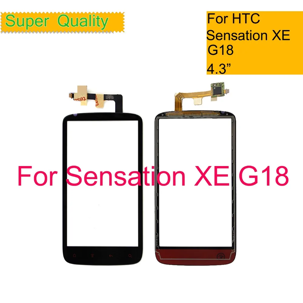 Touch Экран 4 3 &quotдля htc Sensation XE G18 Сенсорный экран Сенсор планшета Стекло спереди