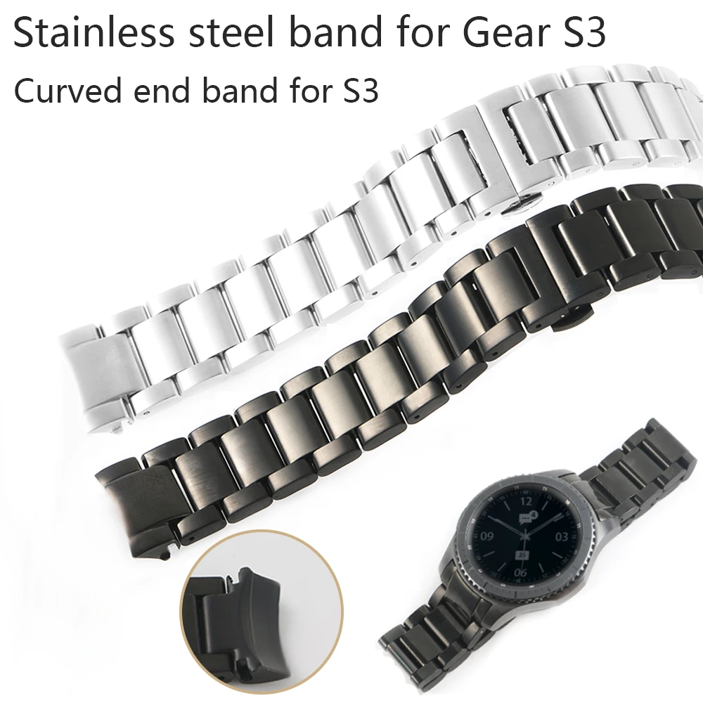 Ремешок для часов Samsung Gear S3 20/22 мм из нержавеющей стали|replacement watch bands|watch bandreplacement