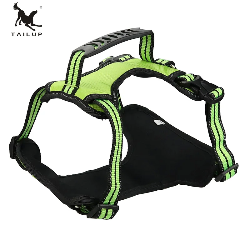 TAILUP S-XL Adjustable Safety Nylon Pet Dog Harness Soft Breathable No Pull Walk for Small Medium Large Puppy Products | Дом и сад