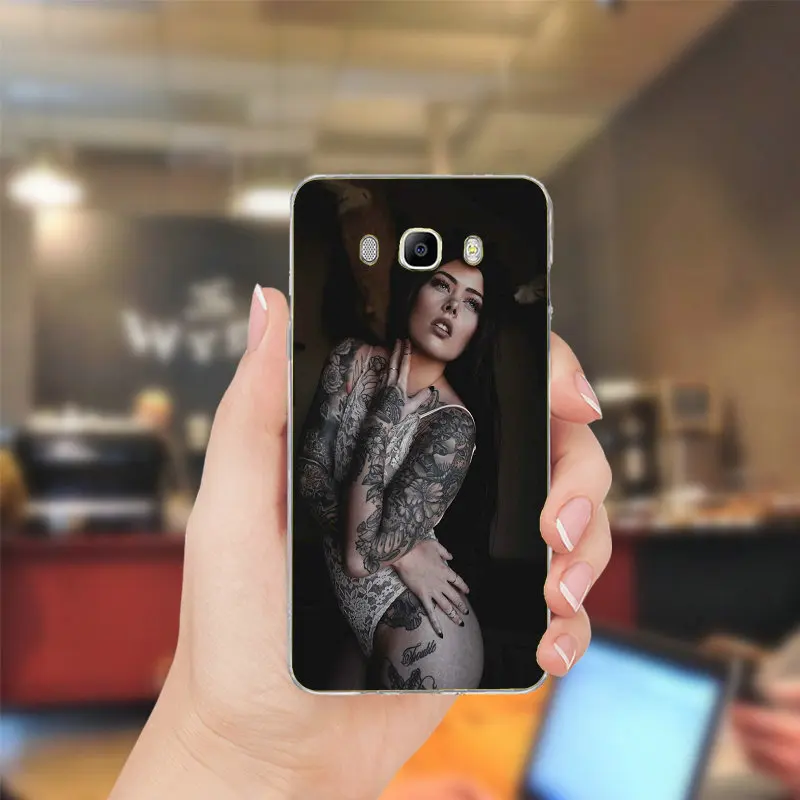 Горячая девушка печати установлены силиконовые чехлы телефон для Samsung Galaxy J1 J2 J3 J5