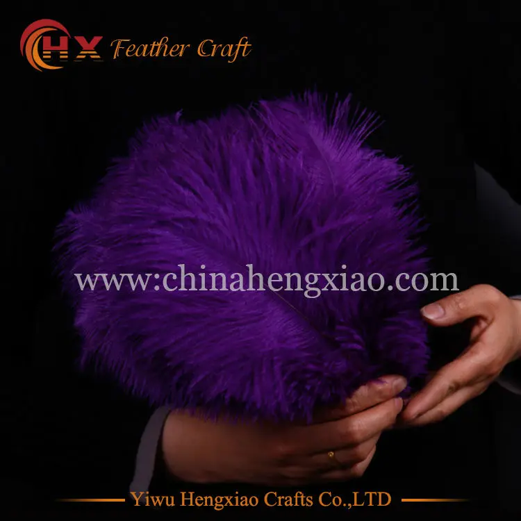Оптовая продажа жесткий стержень 10 шт./лот натуральные фиолетовые страусиные
