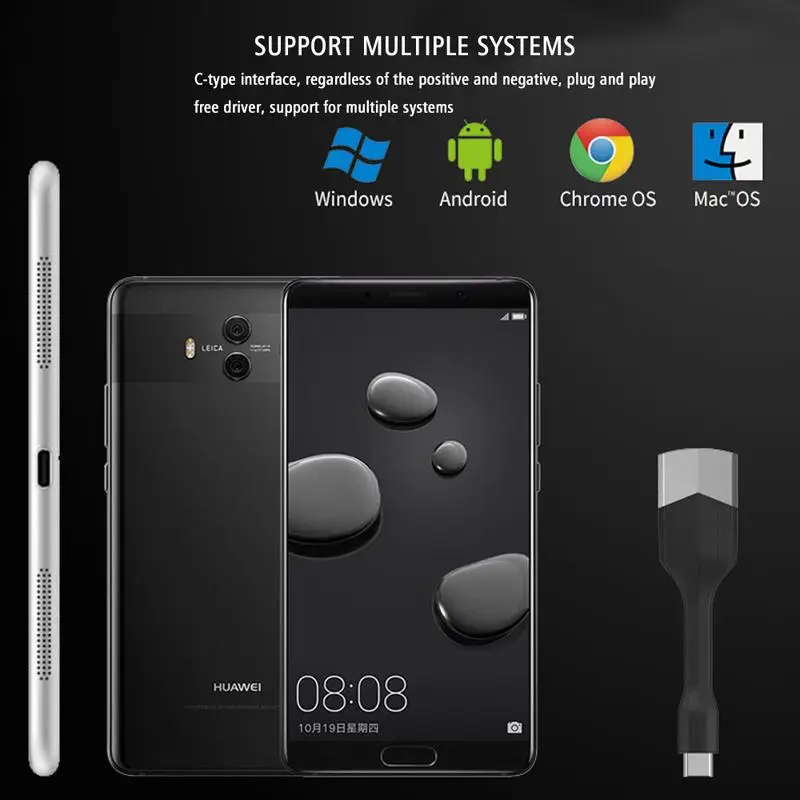 Кабель USB C HDMI Type к Male 4K 2K для MacBook Samsung Galaxy S8/S8 + Huawei Mate 10 адаптер Led Tv | Электроника