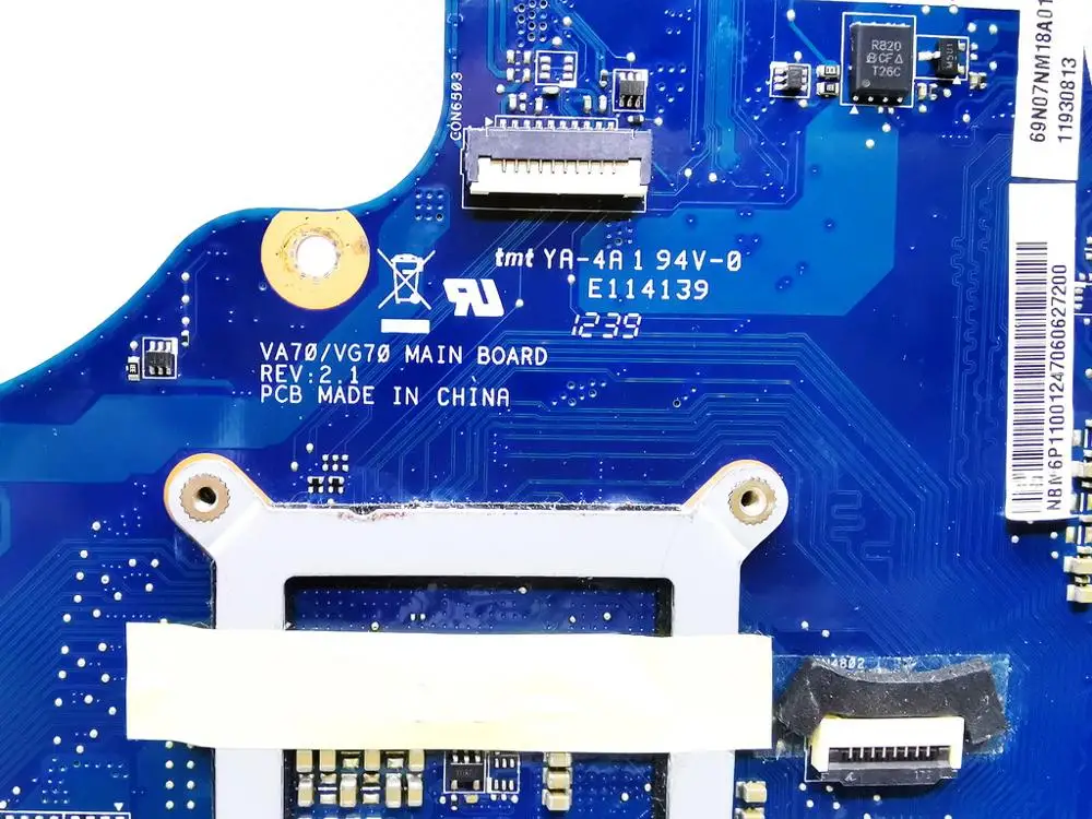 Оригинальный forACER V3-771 V3-771G материнская плата для ноутбука GF710M 1 ГБ VA70 VG70 REV 2