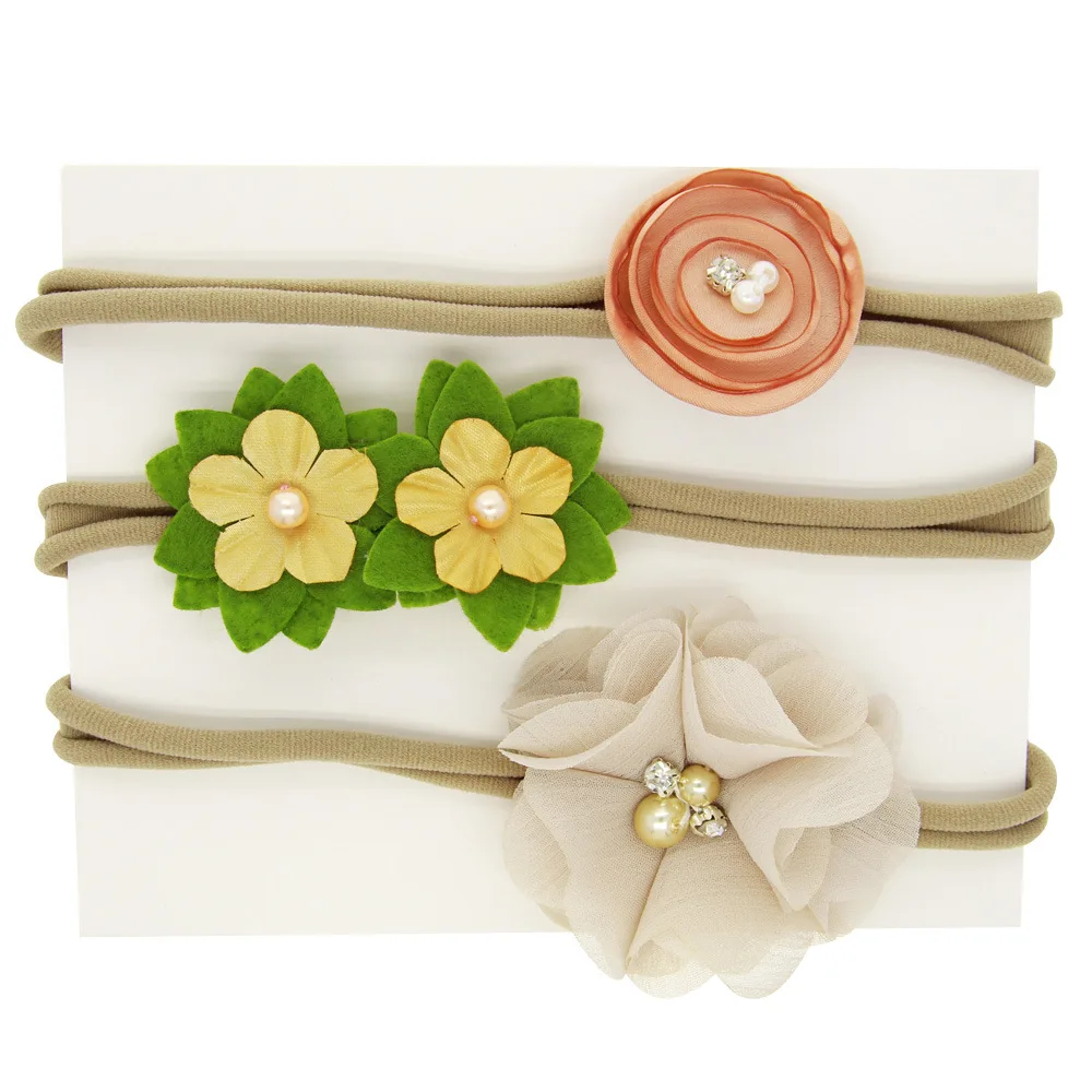 

20 sets/lot , Nylon Headband Set, Hair Bows Headband