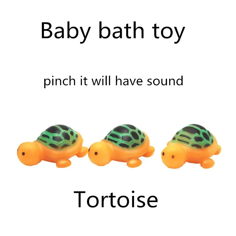 100 шт./лот Классические игрушки для ванной Squeeze звук dabbling Baby Shower играть воды