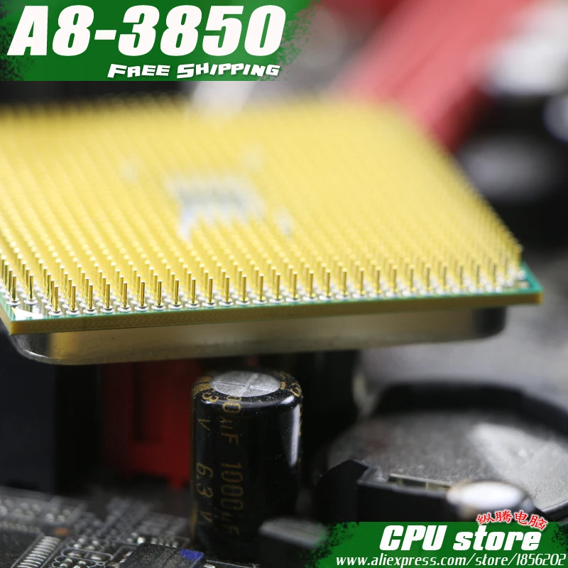 Бесплатная доставка AMD A8 3850 Quad-Core FM1 2 9 ГГц 4 Мб 100 W Процессор процессор штук A8-3850 APU