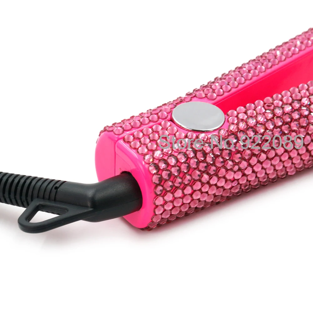 Профессиональный Выпрямитель для волос выпрямитель из титана с кристаллами |