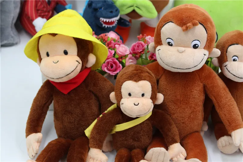 Новинка солнце стрела Любопытный Джордж ТВ шоу обезьяна мягкая плюшевая кукла