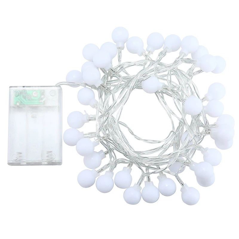 Светодиодная гирлянда с вишневыми шариками 2/5/10 м питание от USB 220 В 110