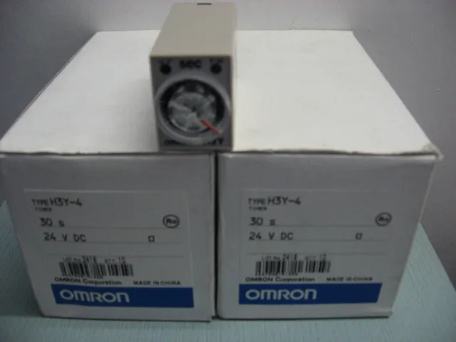 

[ZOB] New original authentic OMRON Omron relay H3Y-4 1S 5S 10S 30S 60S 3M 5M 10M 30M DC12V DC24V --5PCS/LOT