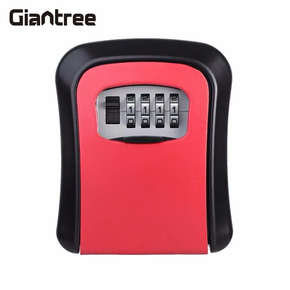Giantree 4 значный замок для ключей с паролем безопасная коробка настенный хранения