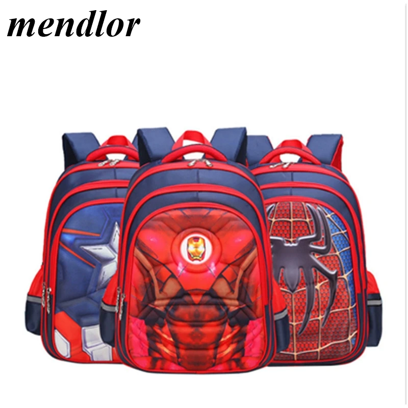 Новые детские школьные сумки EVA с 3D рисунком крутой супер рюкзак героем для