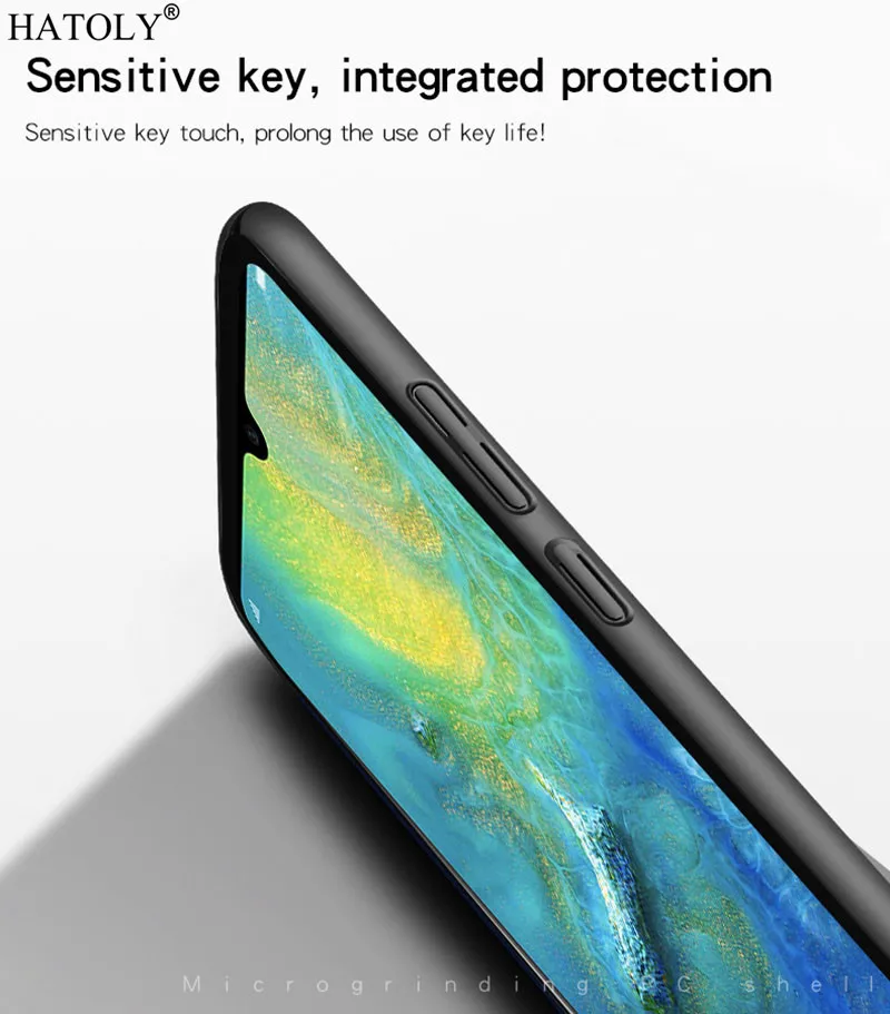 Для Huawei Mate 20X чехол ультра тонкий ПК корпус Бампер Жесткий задняя крышка для Стиль