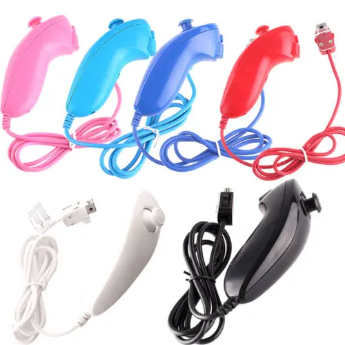 

6 Colors color NUNCHUCK CONTROLLER REMOTE FOR NINTENDO Wii nunchunk remote controller