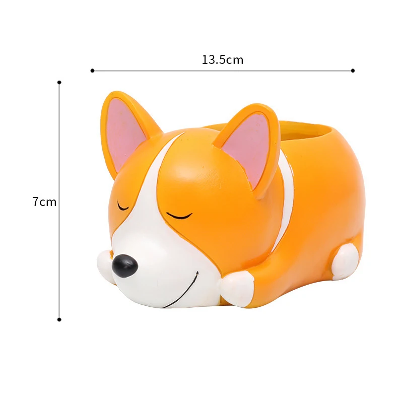 Искусственный цветок смола Сказочный персонаж цветочный горшок для