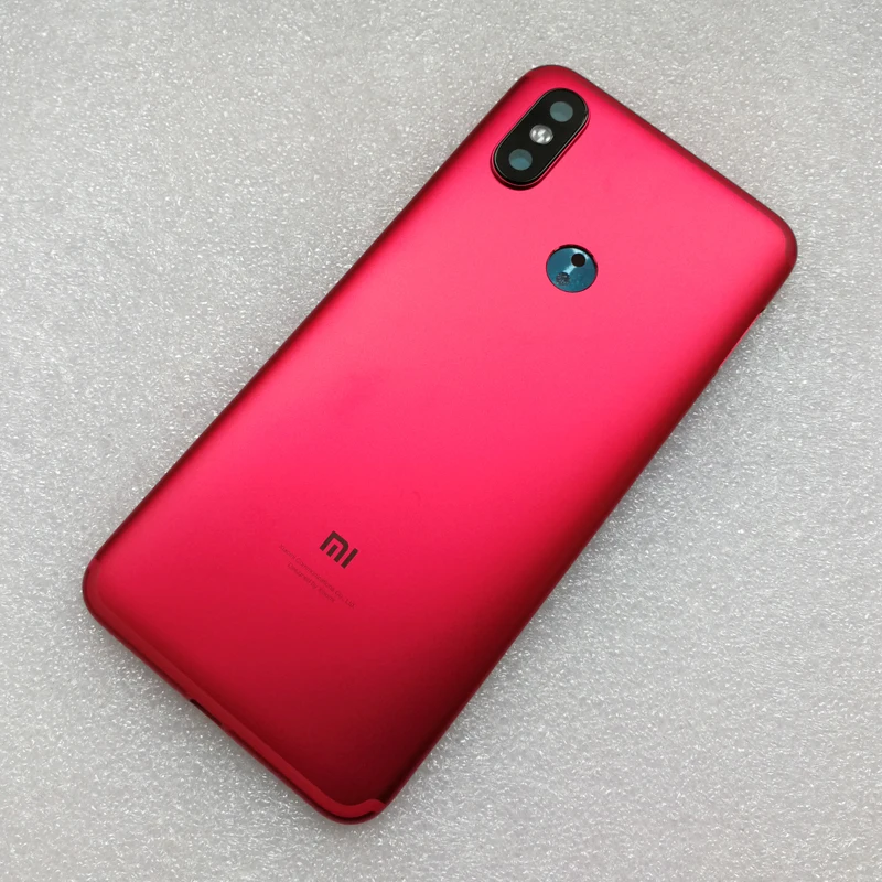 Для Xiaomi 6X/M6X/Mi6X запасных Запчасти сзади Крышка для аккумулятора корпус+ боковые ключи камера Замена объектива вспышки
