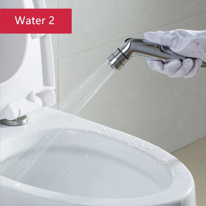 Брендовый современный хромированный смеситель с двойным режимом для унитаза и