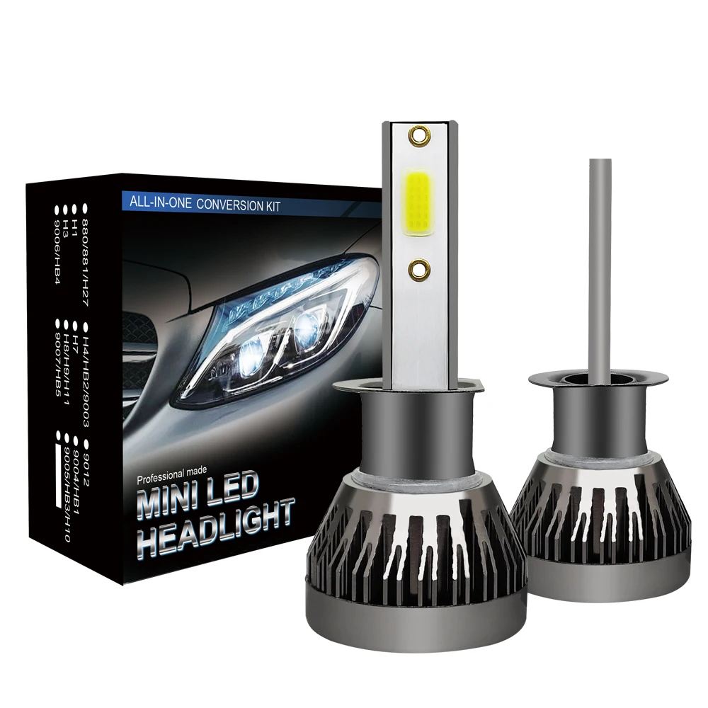 36 Вт 6000LM Автомобильный светодиодный фары для авто Conversion Kit мини H1 H7 H8 H9 H11 9005 HB3 9006 HB4