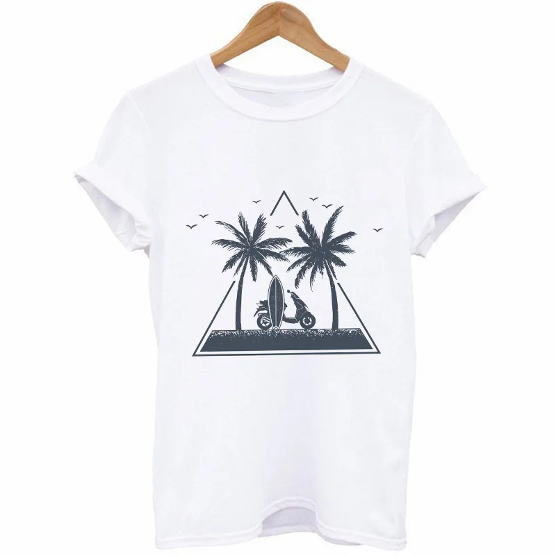 1354 Summer Women T Shirt Cosmic Belief Harajuku New Ins Travel The World Tshirt Women Cartoon Printed Vogue Casual Tee Shirt Femme - Цвет: 1354