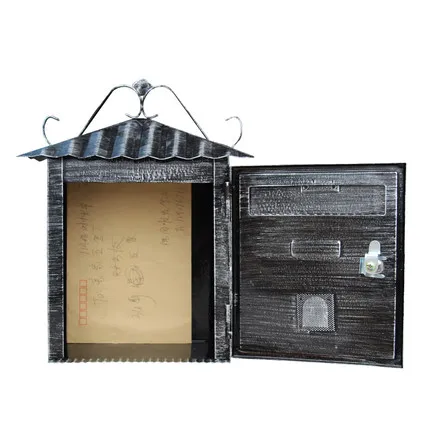 Почтовый ящик для виллы в европейском стиле открытый ретро хранения счетов