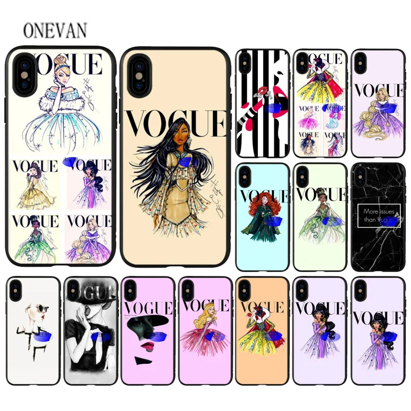 Надпись More Issues than Vogue Черный Мягкий чехол для телефона с изображением цветов iPhone 7