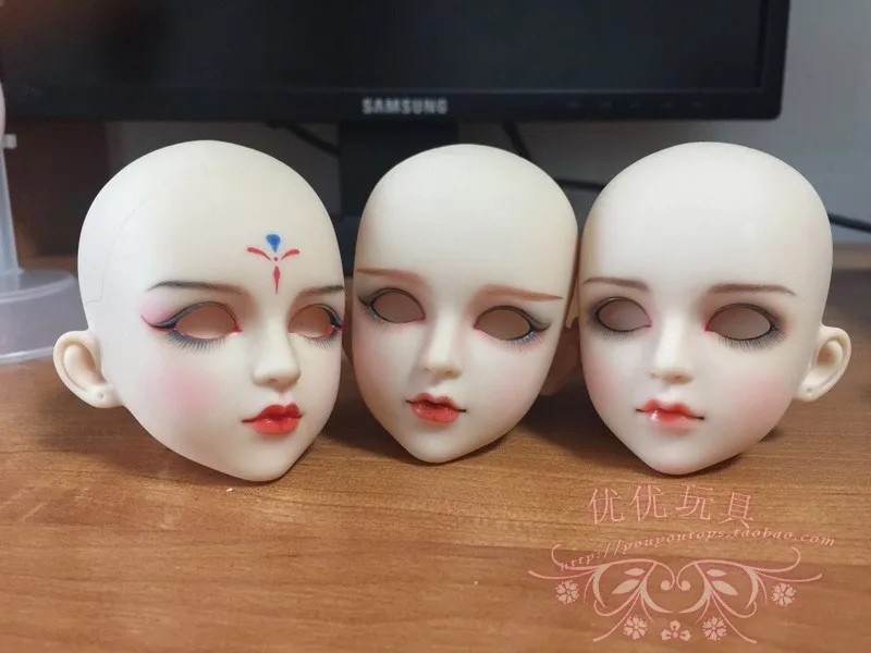 1/4 кукла Синьи головы/белая кожа 3D глаз кукла аксессуары DIY косплей для 1/4 Xinyi BJD SD Куклы Игрушки для девочек подарок