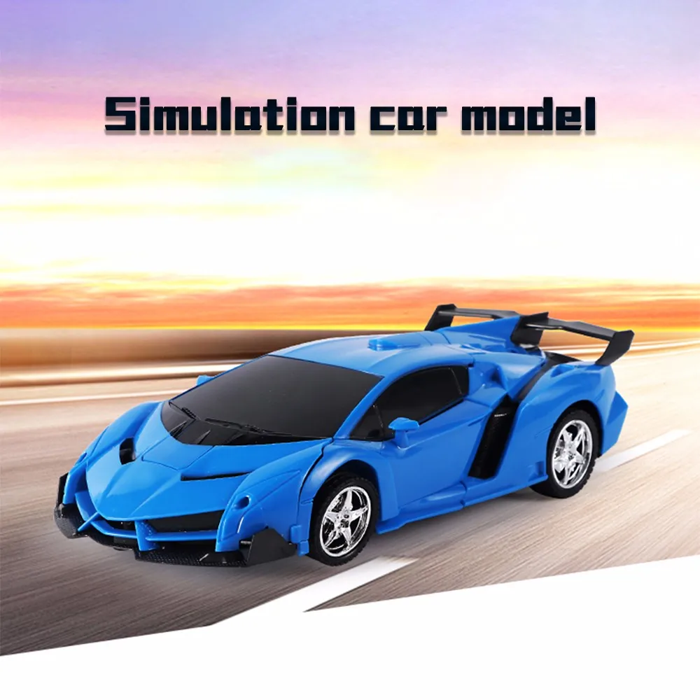 RC полицейский игрушечный автомобиль Трансформация Роботы спортивный автомобиль модель роботы игрушки крутая деформационная машина детские игрушки подарки для мальчиков