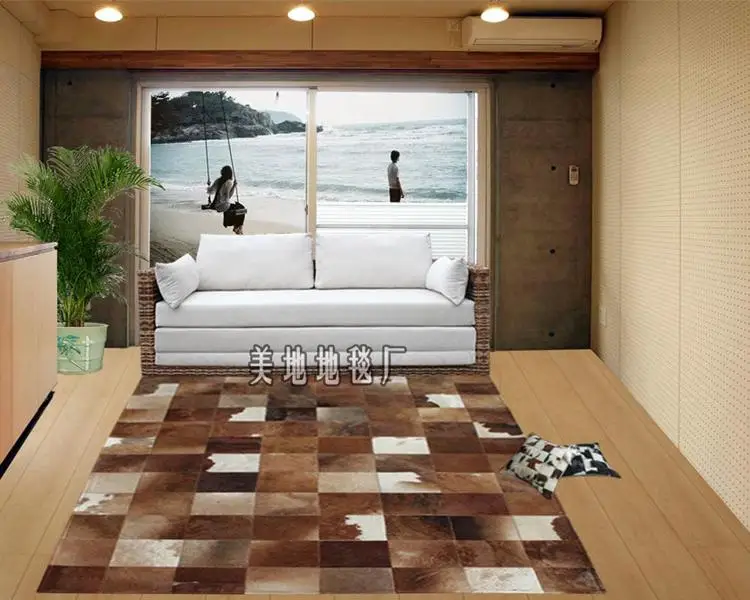 

free shipping 100% natural genuine cow leather cabeceira de cama