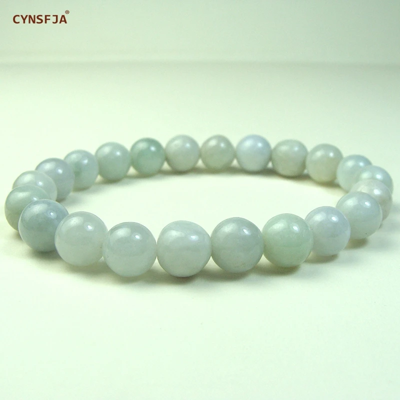 CYNSFJA Real Certified Natural Grade A Burmese Jadeite Women' Charms Amulets Bead Jade Bracelet Bangle Fine Jewelry Best Gifts