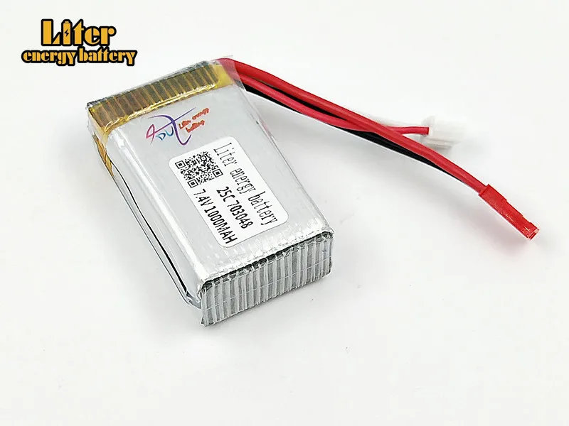 7 4 В 1000 мАч li po lipo батарея 703048 25c V912 V262 V353B axis модель самолета батареи 2s