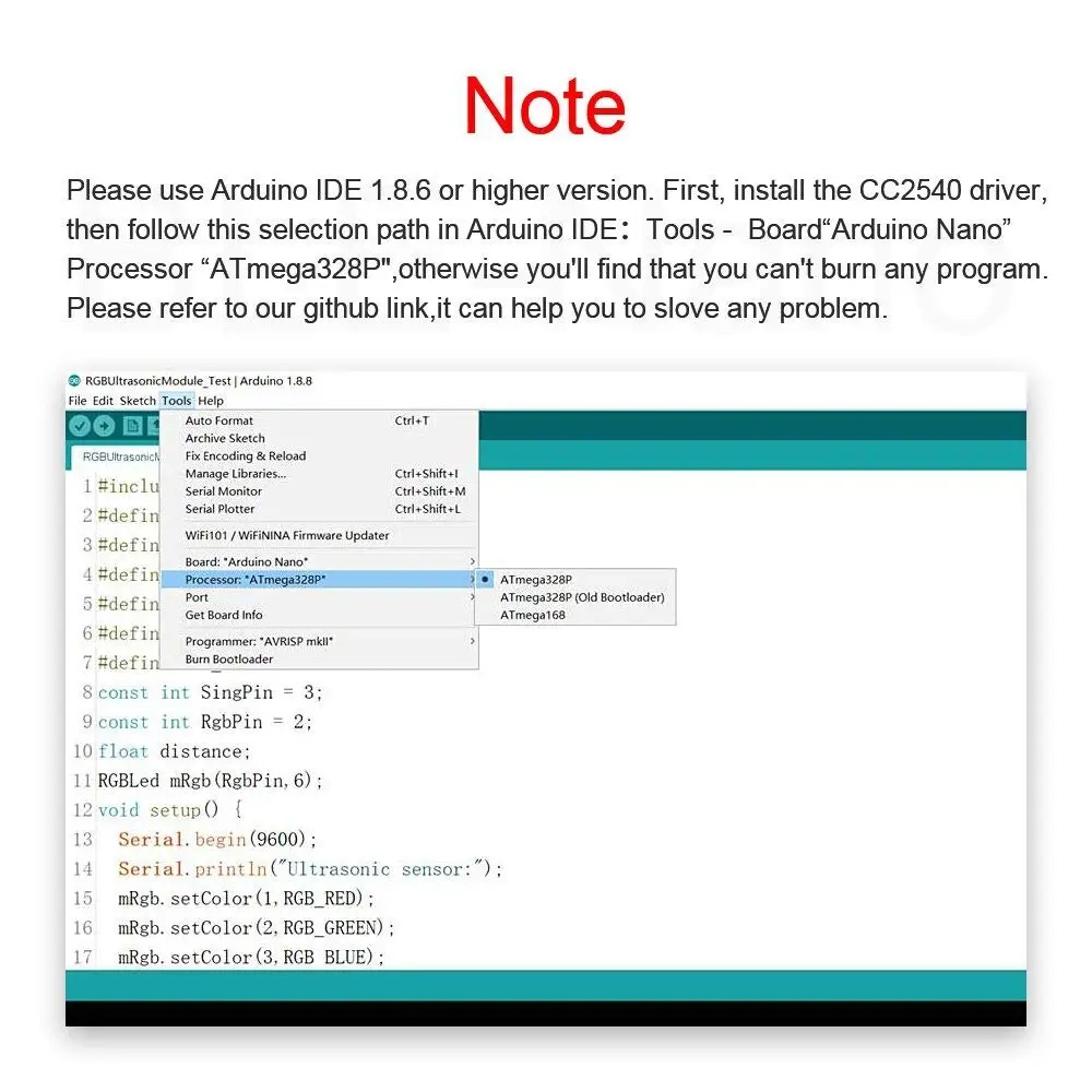 Keywish BLE-Nano Cho Arduino Nano V3.0 Mirco USB Ban Tích Hợp CC2540 BLE Mạng Không Dây ATmega328P Micro-Bộ Điều Khiển ban