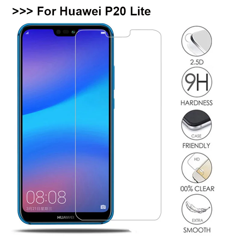 Закаленное стекло для Huawei P20 Pro защита экрана 9H 2.5D Защитная пленка телефона