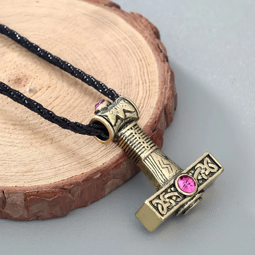 CHENGXUN новый очаровательный большой молоток для женщин и мужчин ожерелье-чокер