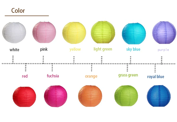 

6pcs 30CM Chinese Round Paper Lantern For Wedding Scene Shopping Mall Activities New Year Decoration Party Supplies DIY