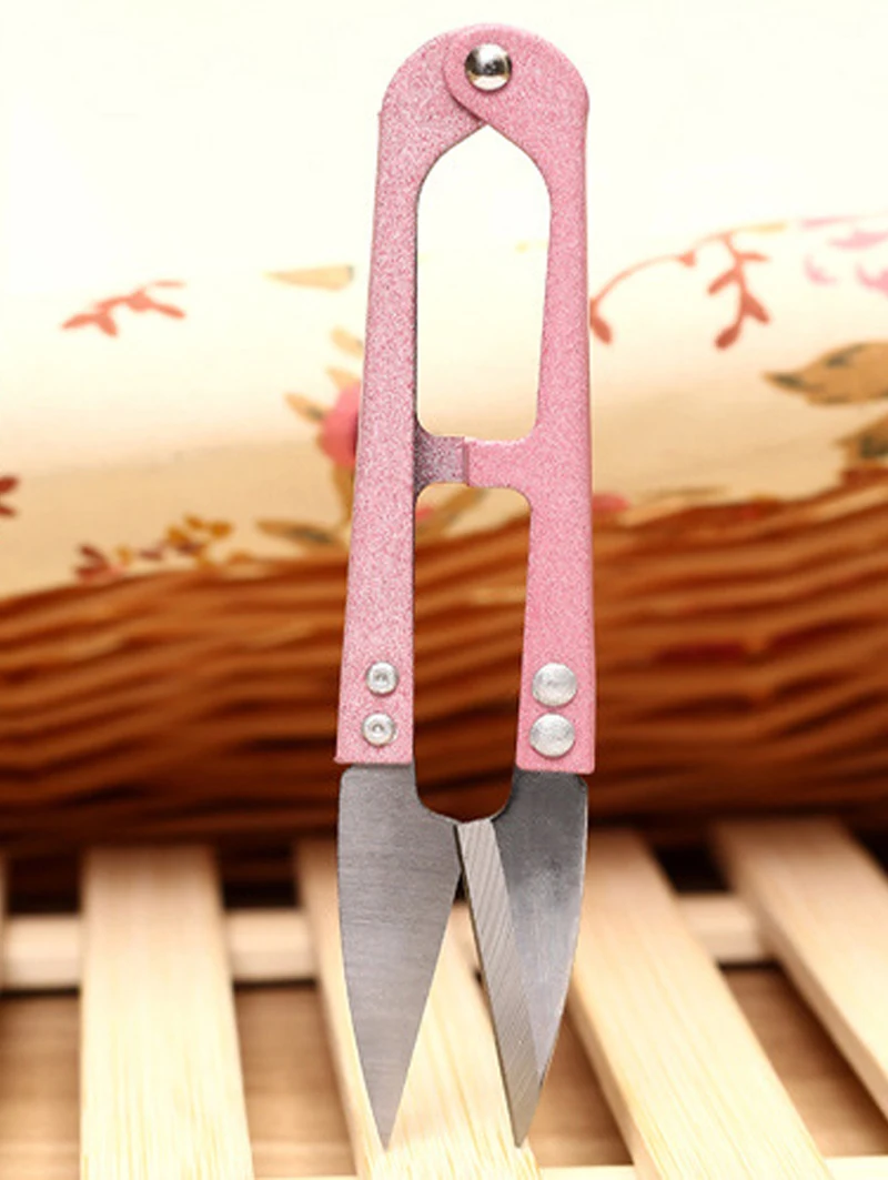 1 шт. безопасная u-образная отделка для шитья ножницы из нержавеющей стали кусачки