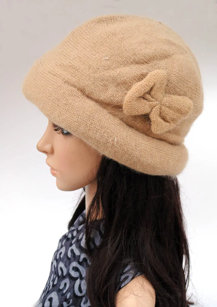 Free shopping 2018 Fashion wool Winter hats for women winter cap thickening thermal knitted hat female caps | Аксессуары для