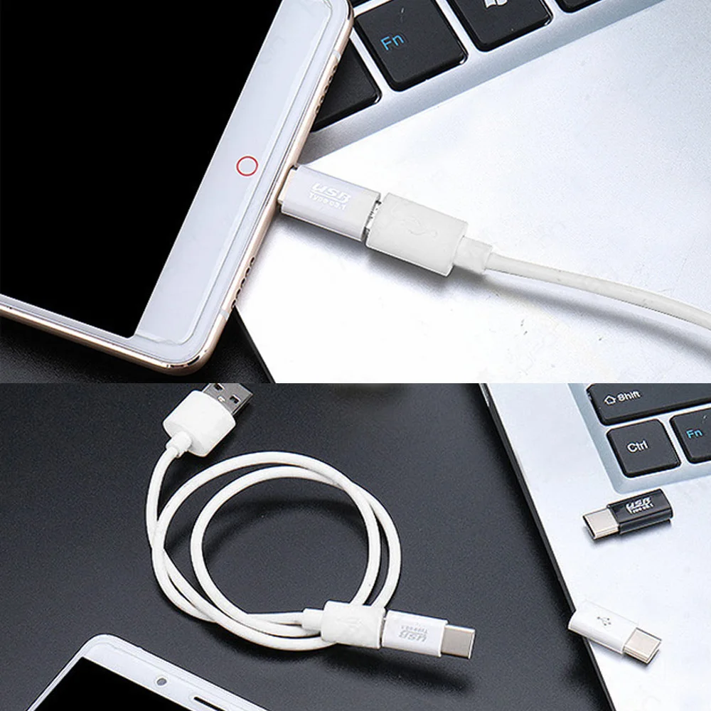 2 пары Тип C адаптер Micro USB конвертер для usb Macbook Pixel Nexus 5 х 6 P Oneplus 3 Xiaomi 4C Lg G5|Зарядные