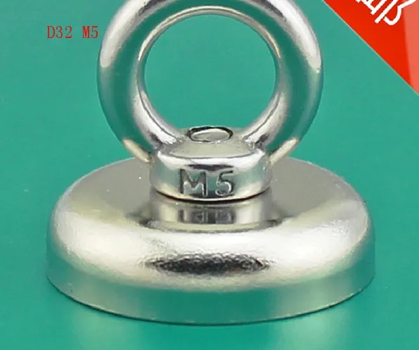 Горячая Распродажа! 1 шт. новый магнит D32mm * 30mm M5 Неодимовый Железный бор сильный