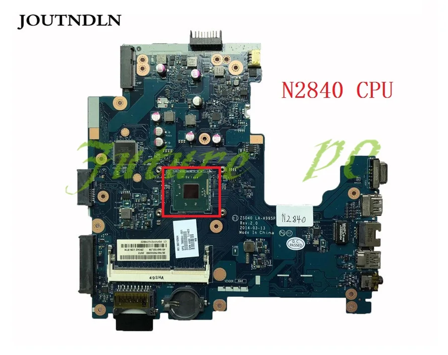 Материнская плата для ноутбука HP 14-R 788004-001 788004-501 788004-601 ZSO40 LA-A995P с процессором N2840, проверена и работает.