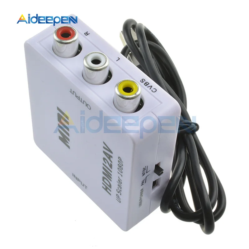 Адаптер преобразователь HDMI в AV HD 1080P RCA AV/CVSB L/R|Детали и аксессуары для приборов| |
