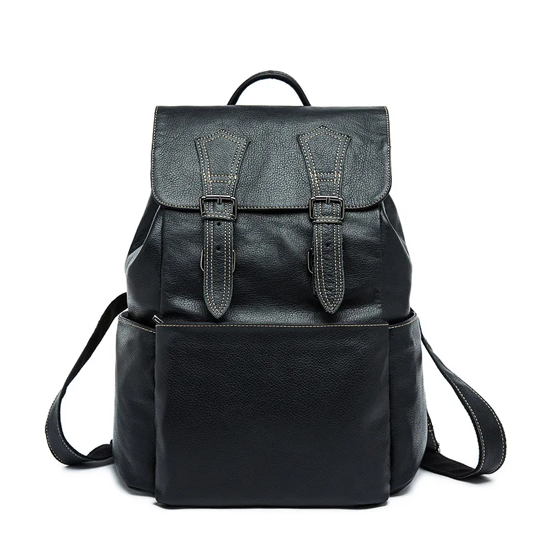 Мужская сумка на плечо AETOO из натуральной кожи в Корейском стиле ретро|backpacks