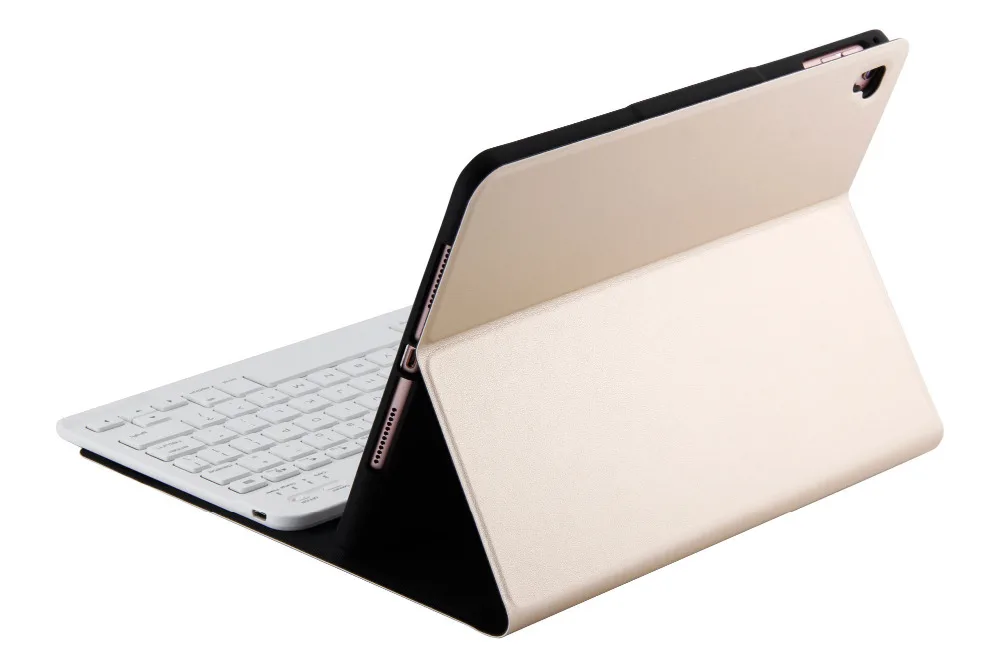 Тонкий съемный русский беспроводной bluetooth держатель для клавиатуры чехол Apple iPad 9