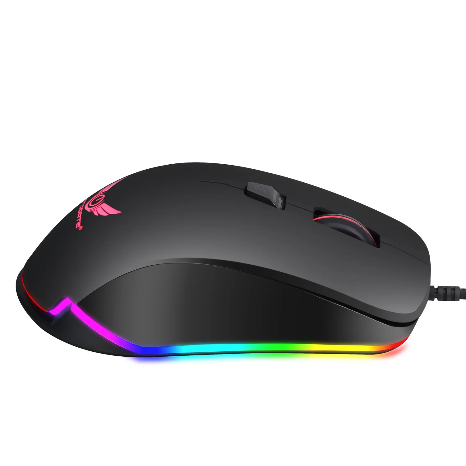 ZERODATE S600 USB Проводная игровая мышь 4800 dpi 6 клавиш оптический макро Программируемый RGB компьютерная мышь профессиональная мышь для настольного компьютера