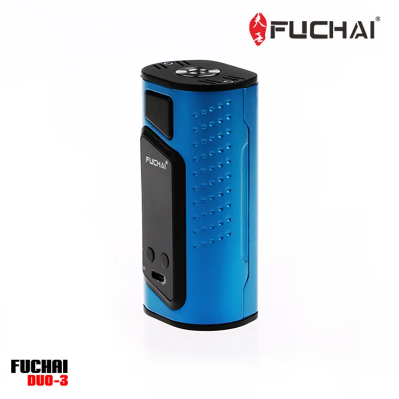 Оригинальный Fuchai Duo 3 мод (2 батареи Слот версия) 175 Вт бокс для электронных сигарет