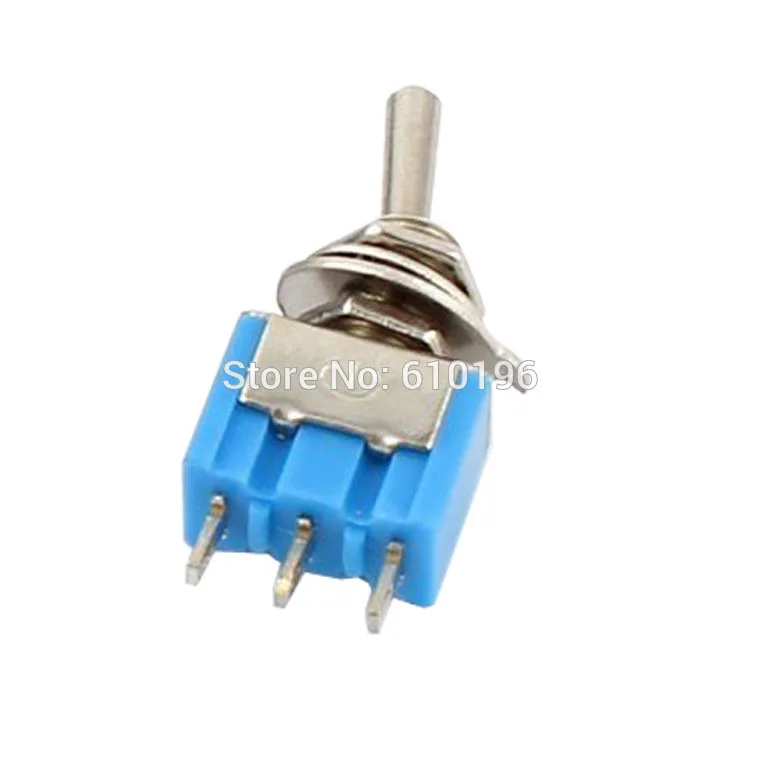 Новый однополюсный мини-тумблер MTS-102 6A 125V 3A 250V | Электронные компоненты и