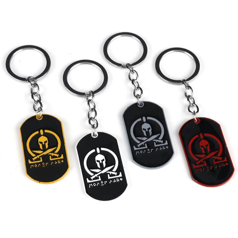 Новинка спартанская гонка Военная Собака подвеска брелок molon labe со Спартанцем